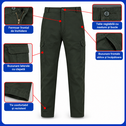 WorkPro™ - Costum de Lucru Profesional din Bumbac pentru Barbati