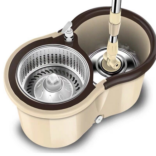 SpinMate™ – Mop Rotativ Profesional cu Galeata si Storcator