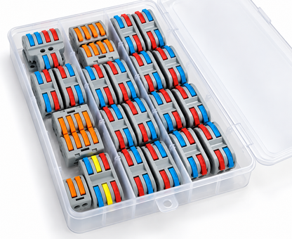 CLIPIX™ - Kit Profesional de Conectori Electrici Rapizi cu Parghie