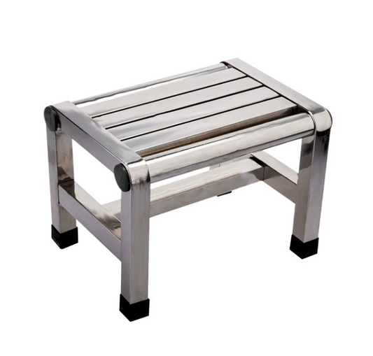 SteelStep™ – Taburet din Otel Inoxidabil pentru Stabilitate si Eleganta