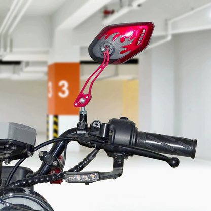 RAVEX™ - Set Oglinzi Sport Rosii pentru Motocicleta si Scuter