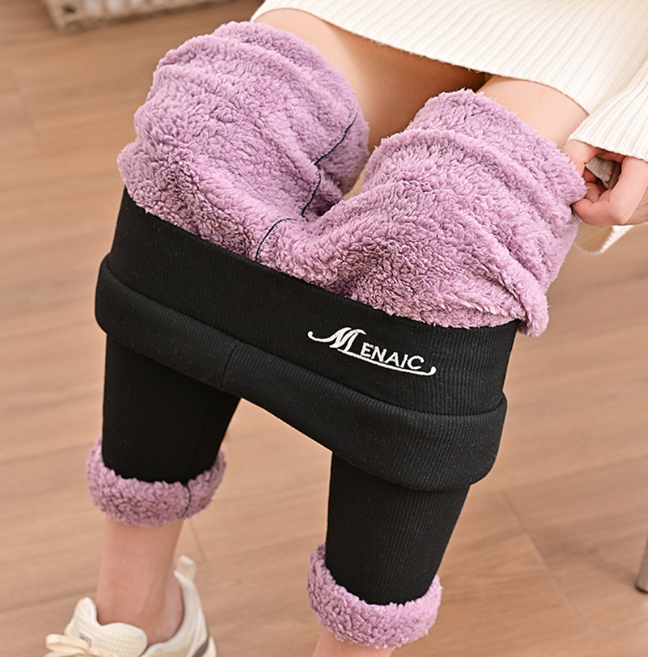 CozyFlex™ - Pantaloni Termici de Iarna cu Blanita Roz