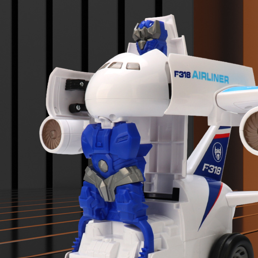 SkyBot™ – Avion Transformabil cu Lumina si Sunet