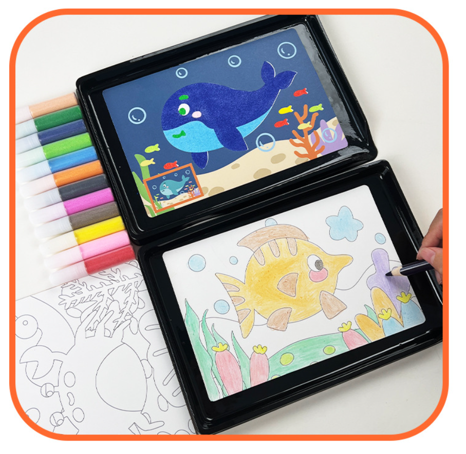 ColorArt™ – Set Creativ de Pictura cu Nisip pentru Copii (3–6 ani)