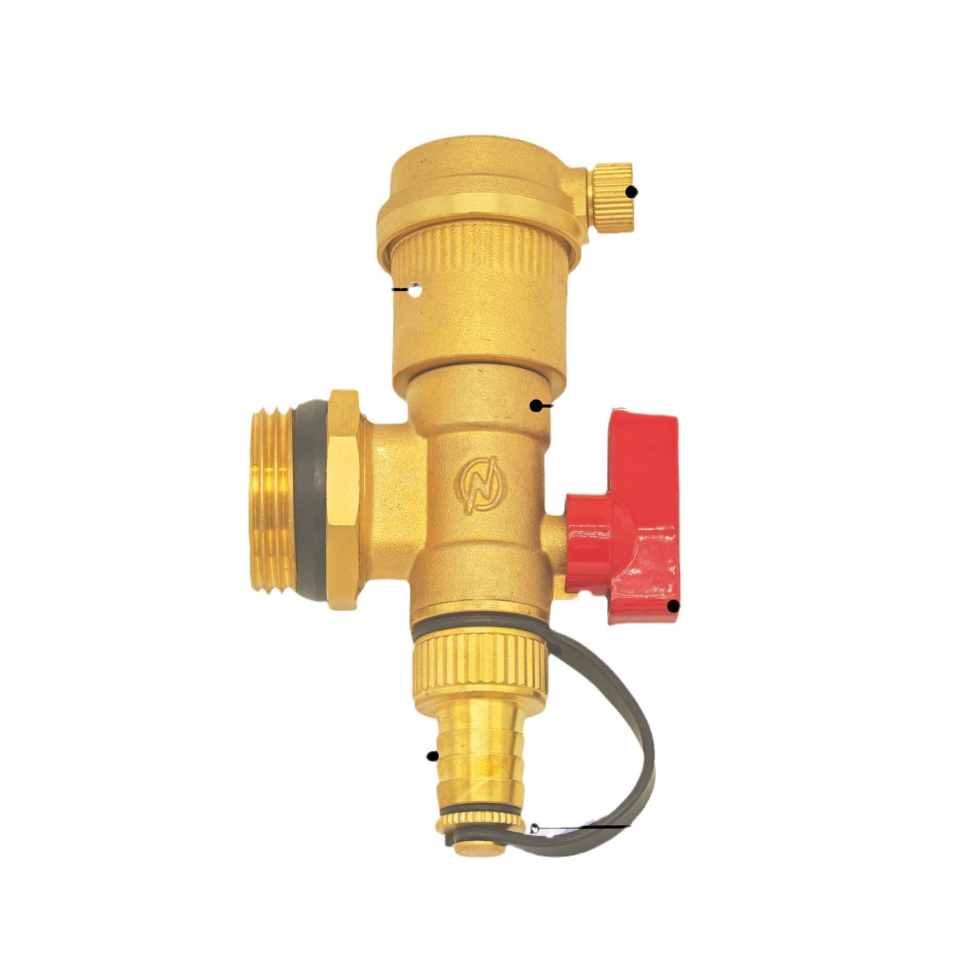 ThermoDrain Pro™ – Valva Automata de Aerisire si Golire pentru Instalatii Termice (1")