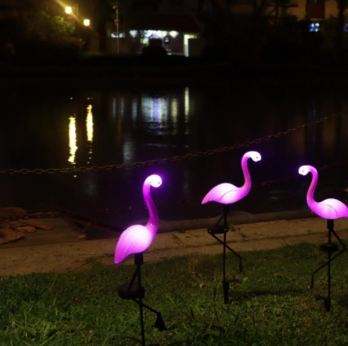 Flamingo Solar LED pentru Gradina – Decor Elegant cu Lumina Automata
