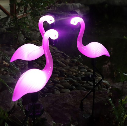 Flamingo Solar LED pentru Gradina – Decor Elegant cu Lumina Automata