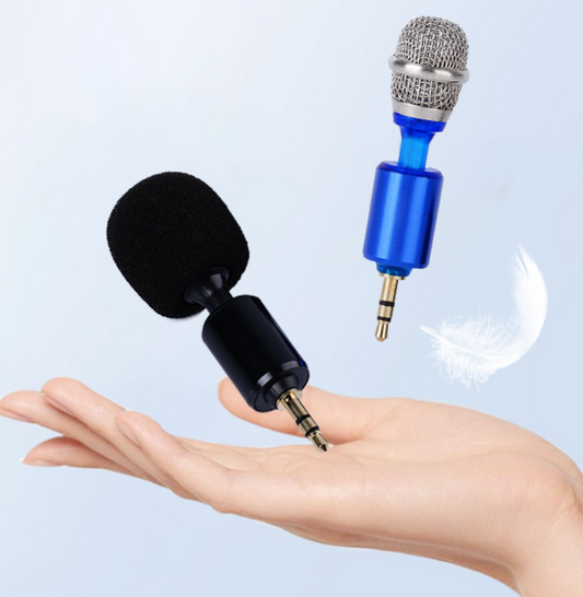 VoxMini™ - Microfon Mini Jack 3.5mm pentru Telefon, Laptop si Tableta