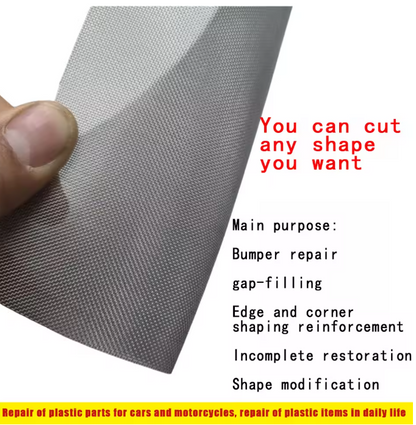 Plasa de Reparatie din Inox pentru Bara si Piese din Plastic (Set 5 Bucati 20x15cm)