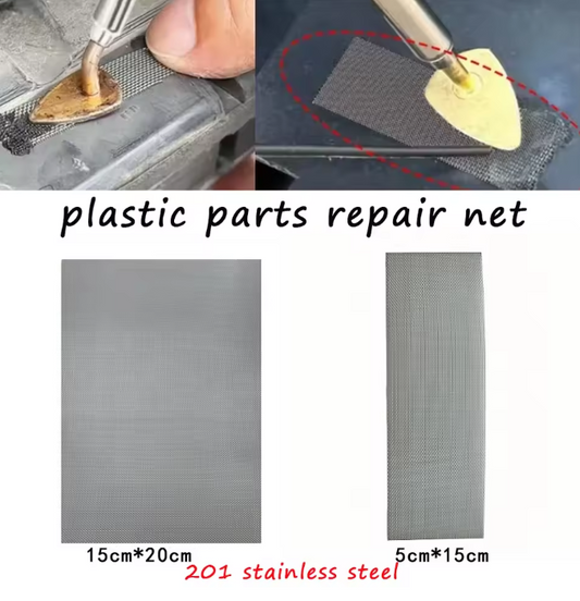 Plasa de Reparatie din Inox pentru Bara si Piese din Plastic (Set 5 Bucati 20x15cm)