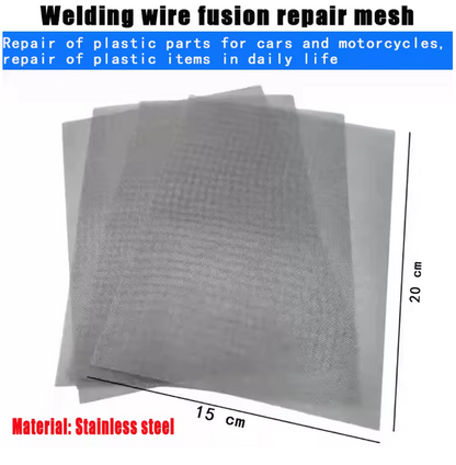 Plasa de Reparatie din Inox pentru Bara si Piese din Plastic (Set 5 Bucati 20x15cm)