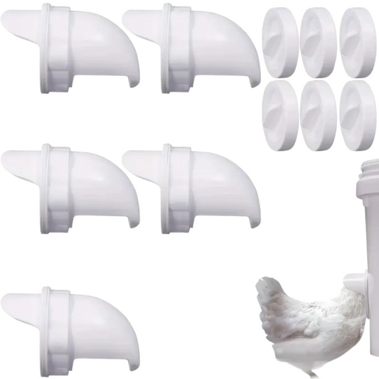 PoultryFeeder™ - Set de 5 Guri de Hranire pentru Pasari