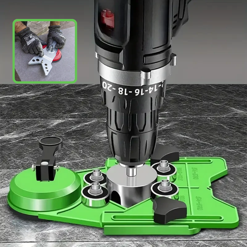 Drillo™ - Localizator de Gauri cu Ventuza + Pozitionator cu Ventuza
