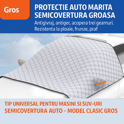 AutoShield Pro™ – Husa de Protectie Solara pentru Parbriz si Geamuri Laterale (235 x 150 cm)