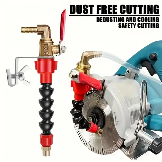 DustFlow™ - Sistem Universal de Reducere a Prafului pentru Masini de Taiat si Polizoare