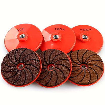 Polix™ – Set 3 discuri profesionale pentru slefuire si polish (50/100/200)