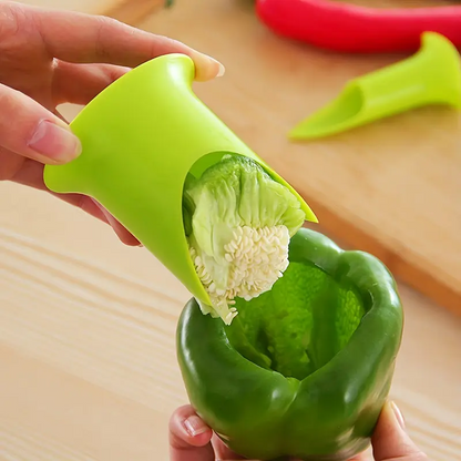 Instrument pentru Indepartarea Cotoarelor de Legume si Fructe (Set 2 Bucati)