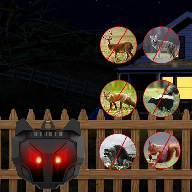 PredaGuard™ – Dispozitiv Solar cu LED Rosu pentru Alungarea Animalelor Salbatice