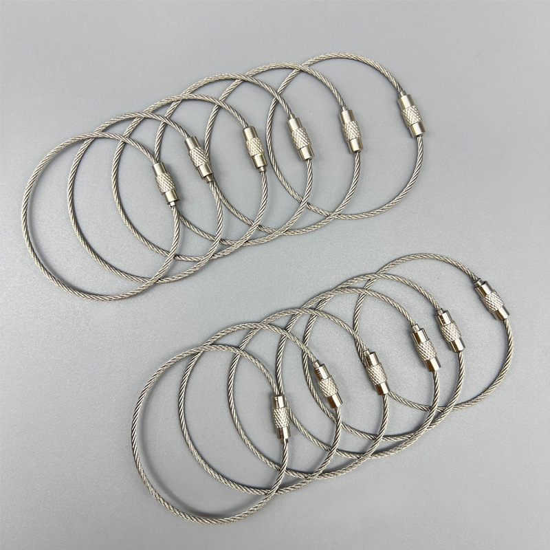 CABLEX™ Set 15 Bucle Metalice Multifunctionale pentru Chei