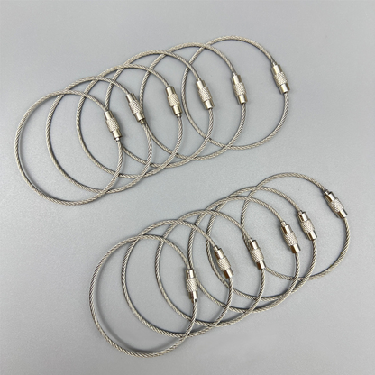 CABLEX™ Set 15 Bucle Metalice Multifunctionale pentru Chei