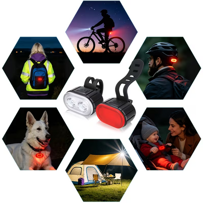 VELOX™ Set Lumini LED pentru Bicicleta