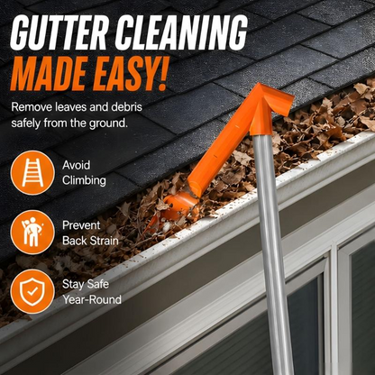 GUTTERIX™ – Curata Jgheaburile Direct de la Sol, Fara sa te Chinui cu Scara