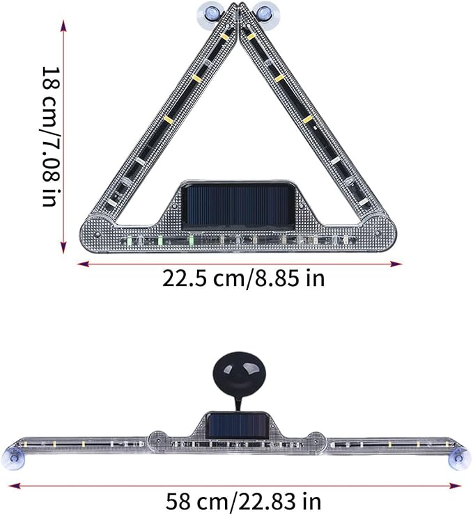 TRI-SAFE™ – Triunghi LED de Avertizare 2 in 1