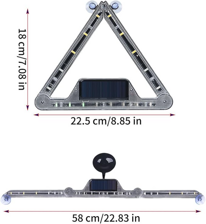 TRI-SAFE™ – Triunghi LED de Avertizare 2 in 1