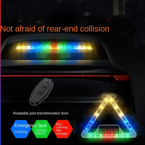 TRI-SAFE™ – Triunghi LED de Avertizare 2 in 1