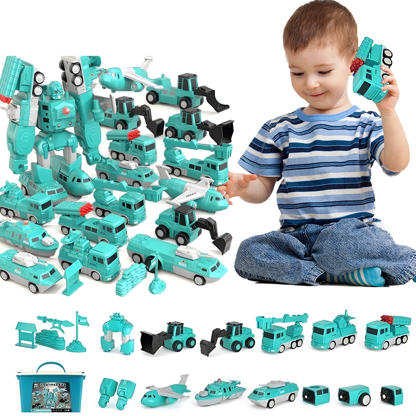 MILITIX™ Set Militar de Joaca – 35 Piese