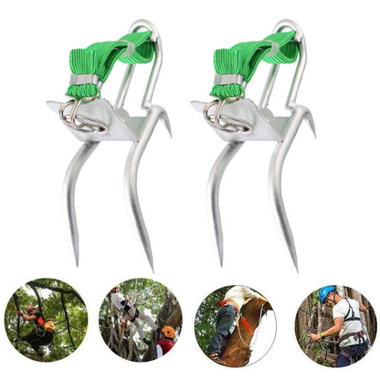 CLIMBIX™- Set Gheare Metalice pentru Urcarea pe Copaci