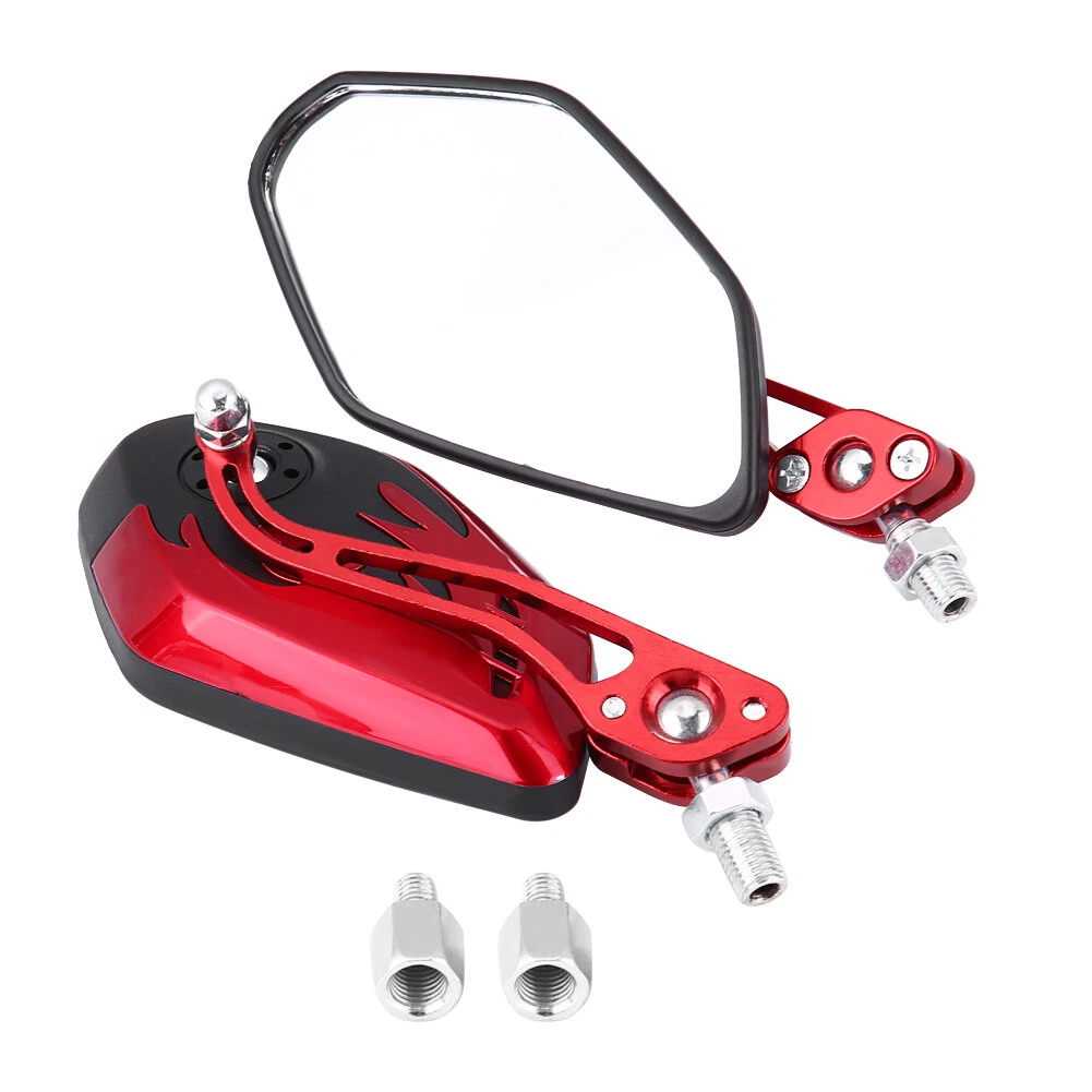 RAVEX™ - Set Oglinzi Sport Rosii pentru Motocicleta si Scuter