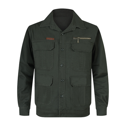 WorkPro™ - Costum de Lucru Profesional din Bumbac pentru Barbati