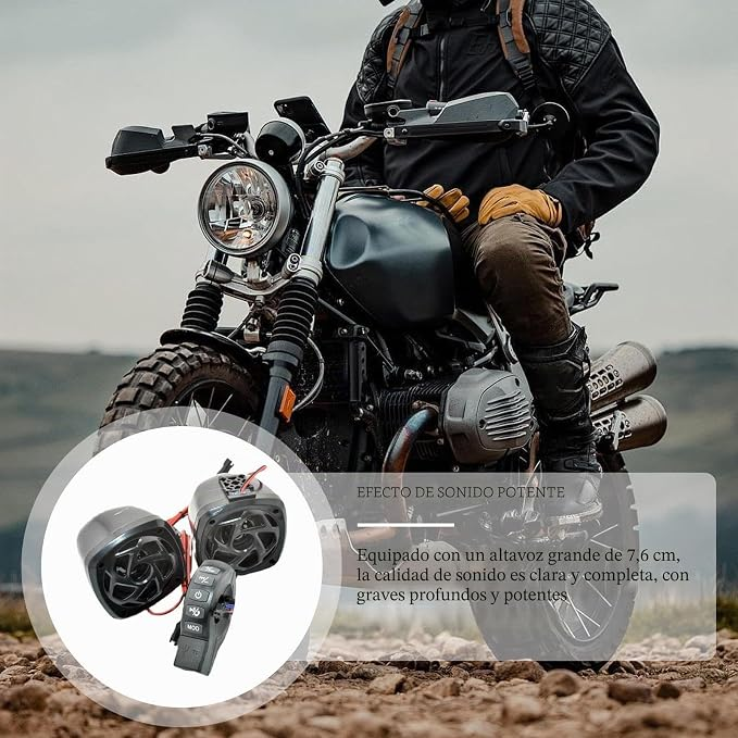 RideBeat™ – Sistem Audio Bluetooth pentru Bicicleta si Motocicleta