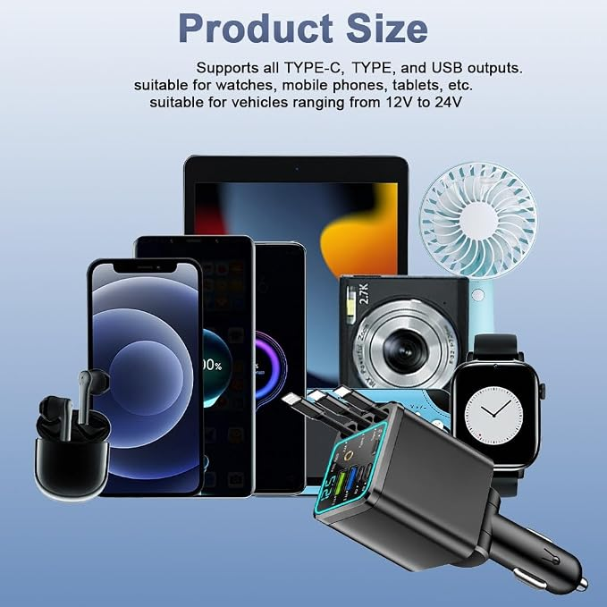 CARVEX™ Incarcator Auto 5-in-1