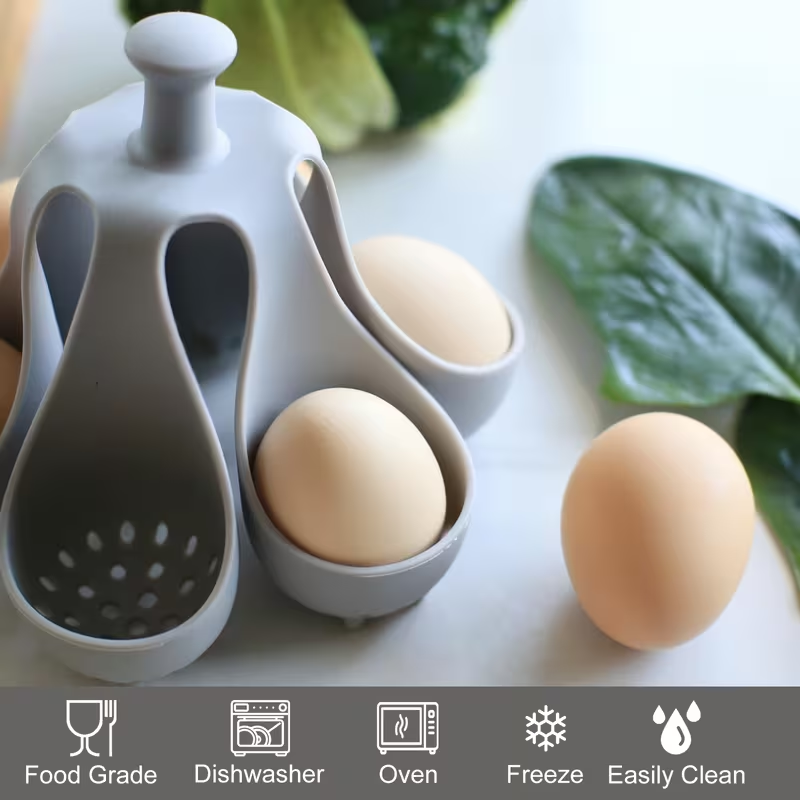 EggNest™ – Suport din Silicon pentru Fierberea Oualor (6 Oua)