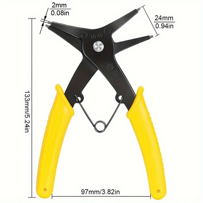 GripFix™ - Clește Multifunctional 2-in-1 pentru Sigurante si Inel Elastic