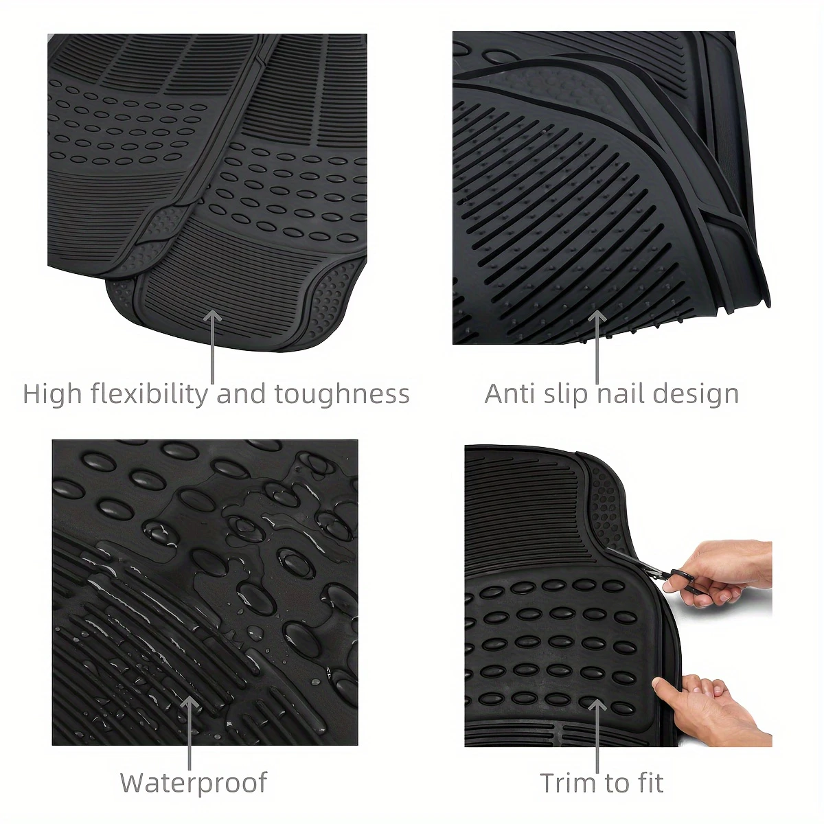 AutoShield™ – Set 3 Covorase Auto Universale pentru Toate Sezoanele