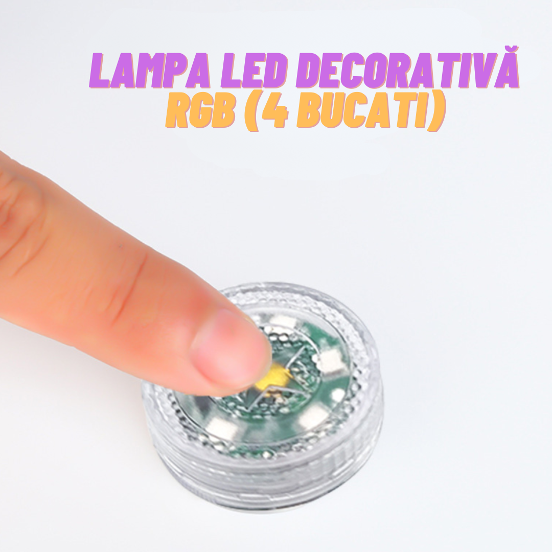 Lampa LED Decorativă RGB (4 Bucati)