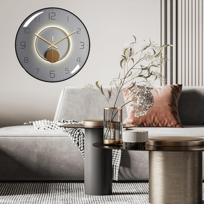 LumiClock™ - Ceas de Perete Modern cu Pendul 35 cm
