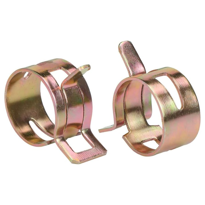 SpringClamp™ - Set 100 Coliere Metalice Elastice pentru Furtun – Diametre 6-22 mm