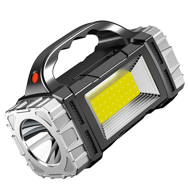 ProFlash™ – Lanterna Multifunctionala cu Incarcare Solara si COB LED