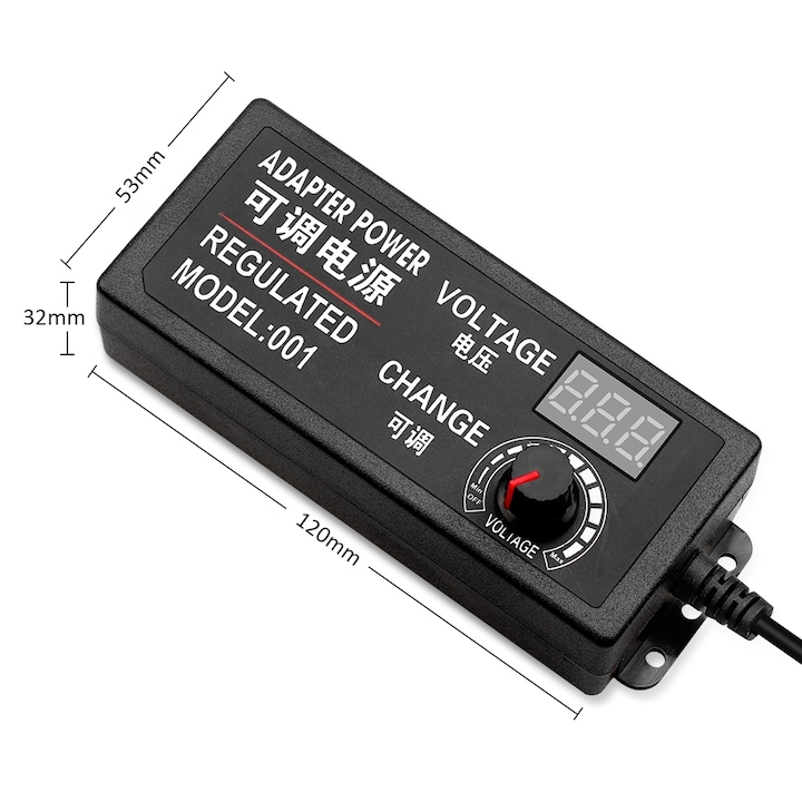 Voltune™ – Alimentator Reglabil cu Display Digital