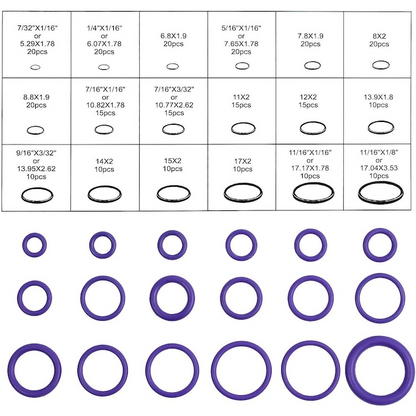 SEALPRO™ – Set Profesional de 270 Garnituri O-Ring
