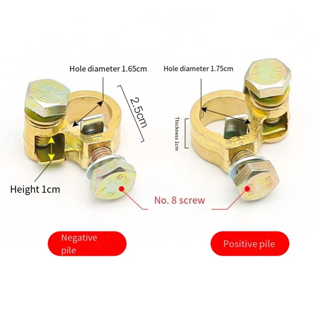 StartSafe™ – Cleme Robuste pentru Conexiuni Baterie (Set 2 Bucati)