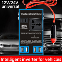 Thumbnail for Incarcator priza invertor auto ABS DC 12V la DC 220V 1500w