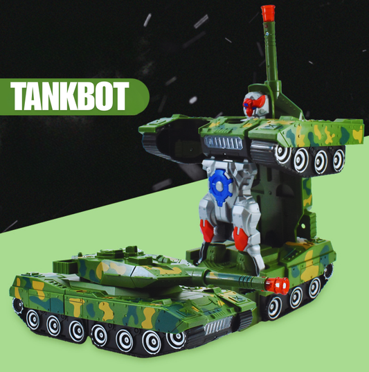 TankoBot™ Jucarie Automata 2 in 1 Din Tanc in Robot