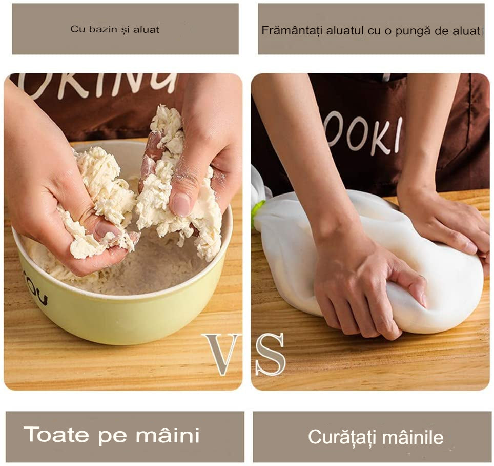 Pungă de frământare din silicon