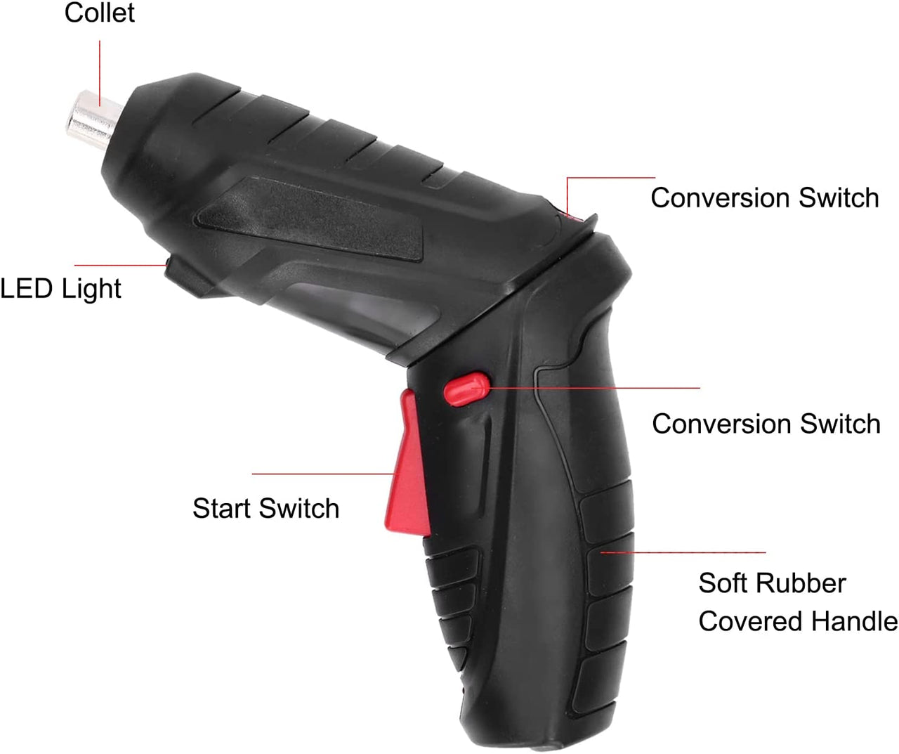 Kit de surubelnite electrice ABS 3.6V 220RPM🔥1+1! Comanzi 1 si Primesti 2🔥