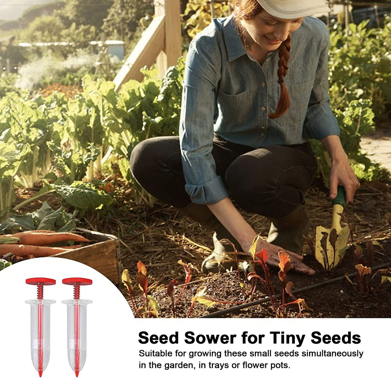 Dozator de semințe Mini Seedmaster (Set 2 Bucati)